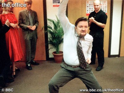 Ricky Gervais kicks out the jams in The Office