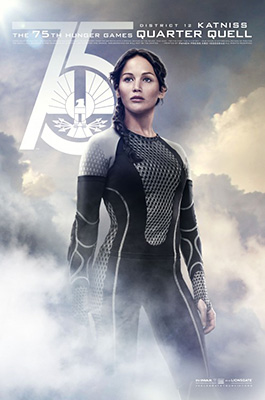 Jennifer Lawrence in Hunger Games: Catching Fire