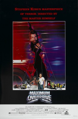 Deliciously campy Maximum Overdrive poster