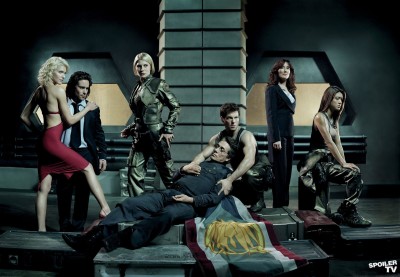 The cast of Battlestar Galactica