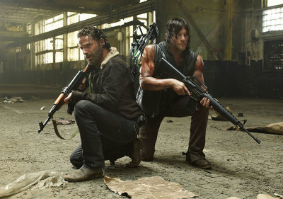 Andrew Lincoln and Norman Reedus