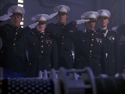 The 58th in their dress blues