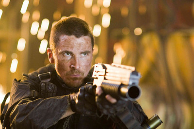 Christian Bale as John Connor in Terminator 4