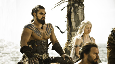 Jason Momoa and Emilia Clarke