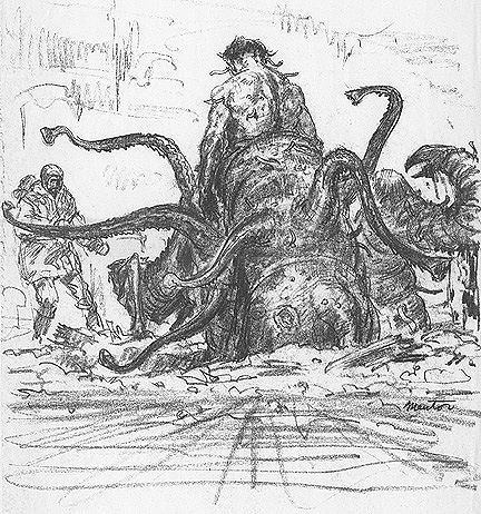 The Thing 1982 pre-production art