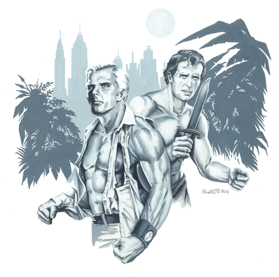 Ron Ely as Doc Savage and Tarzan