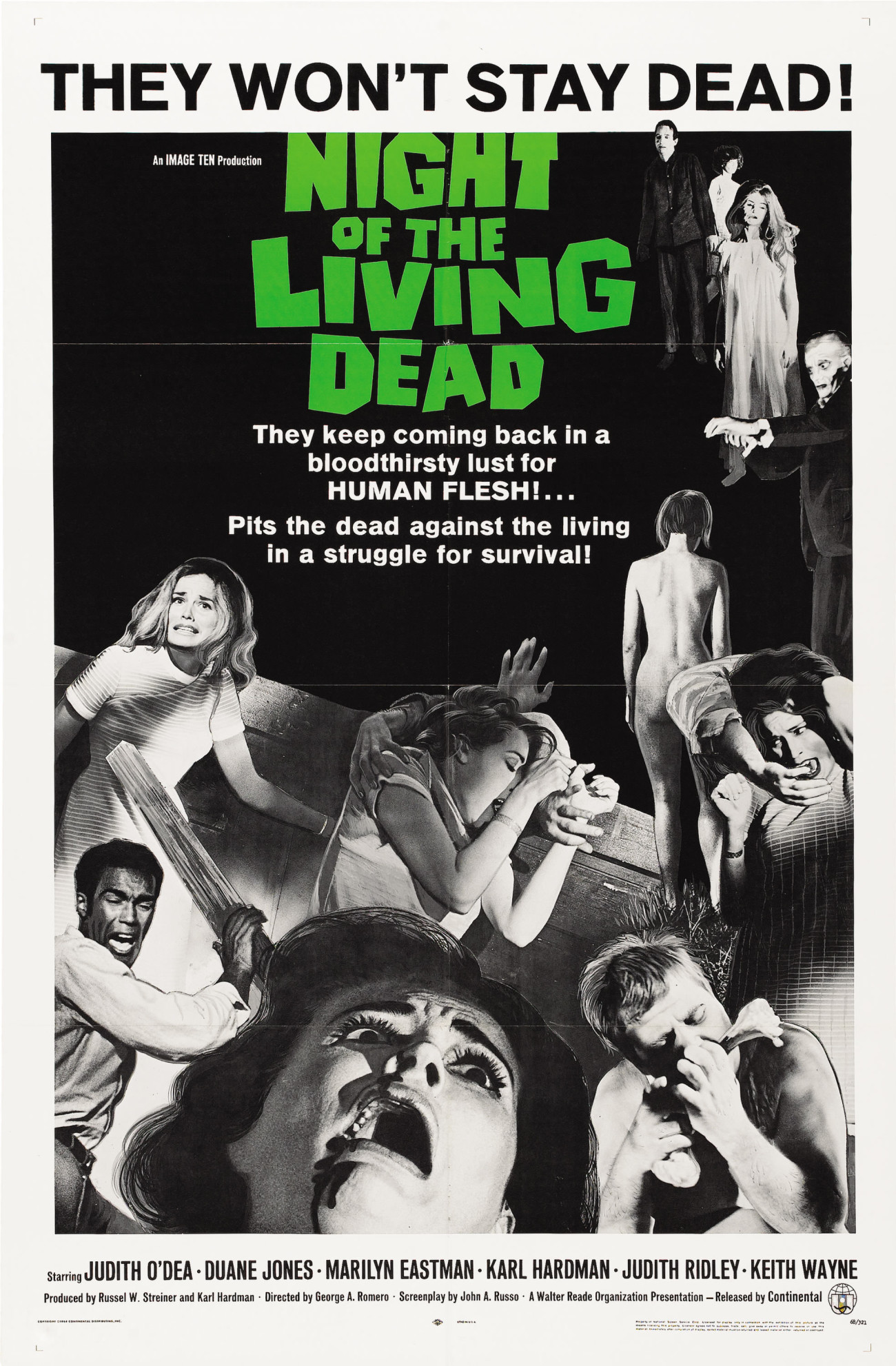 Night of the Living Dead movie poster