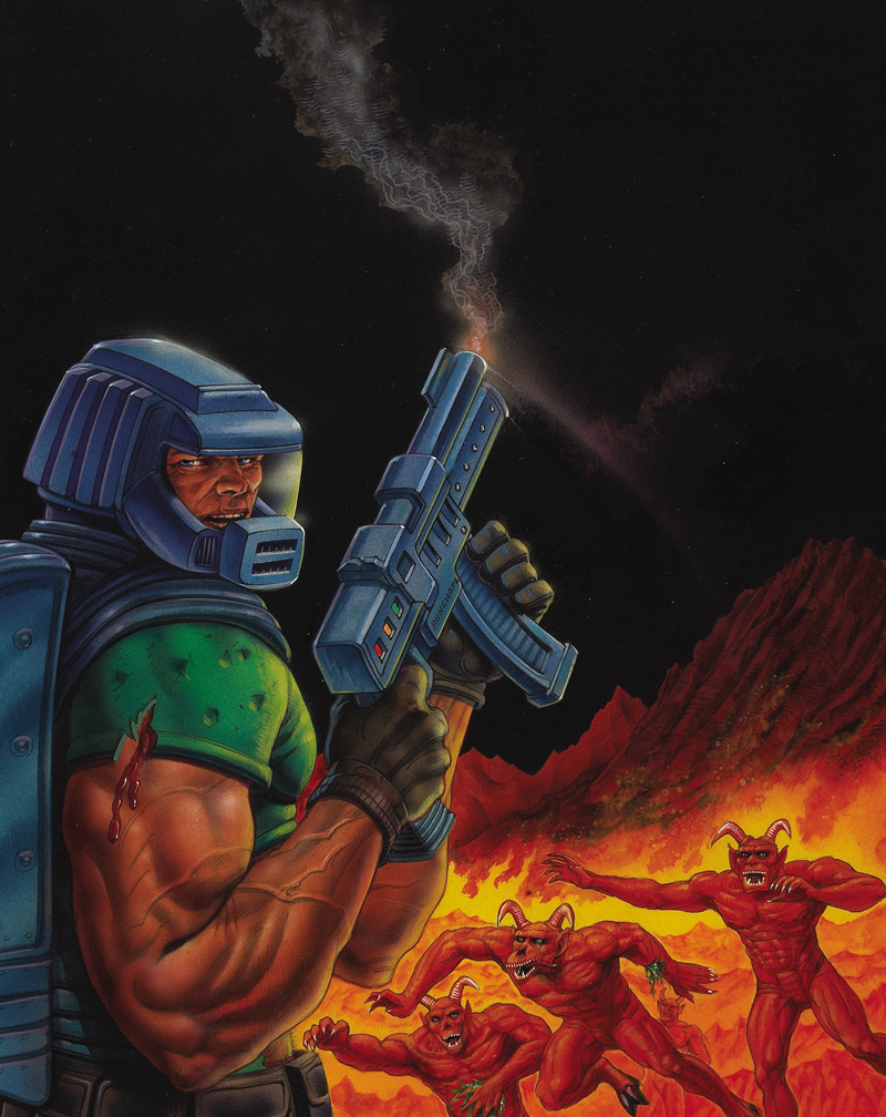 Don Ivan Punchatz Doom painting